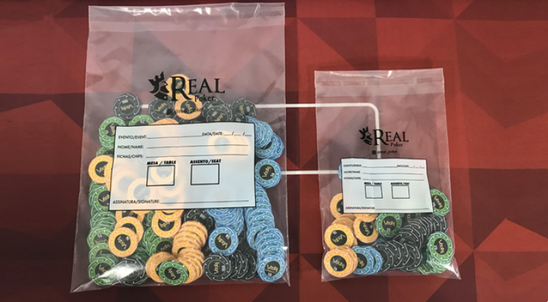 Envelope Plástico para ensacar Fichas com lacre - Kit 500 unid